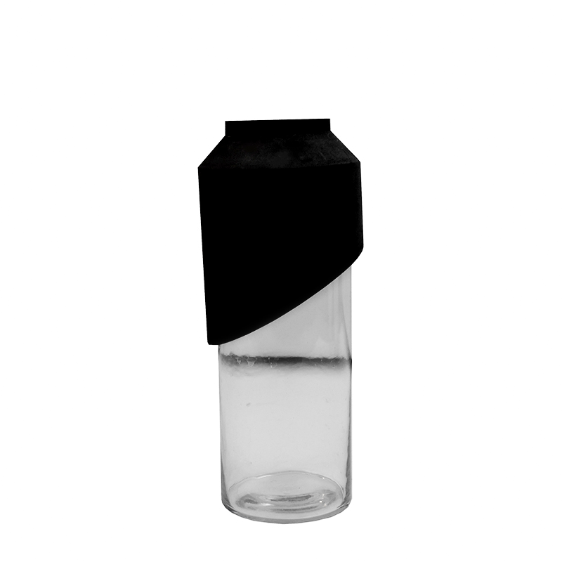 گلدان رومیزی سنگی کتایون استودیو هفت سنگ رنگ ذغالی (pfi02)