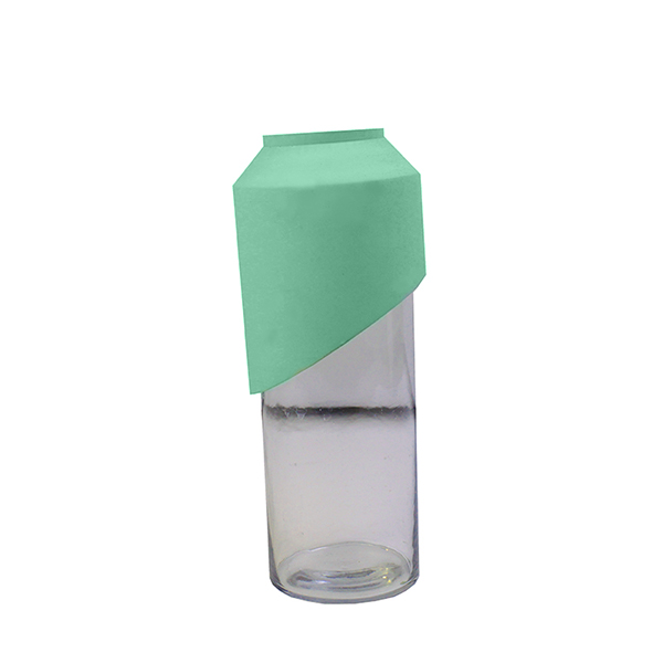 گلدان رومیزی سنگی کتایون استودیو هفت سنگ رنگ فیروزه ای pfj02