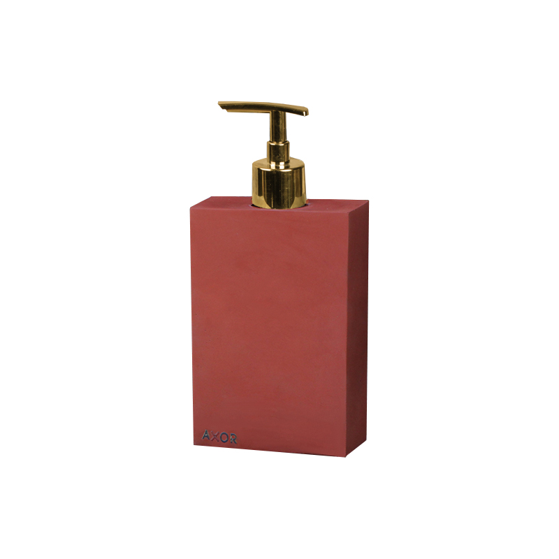 جا مایع دستشویی سنگی AXOR (آکسور) مدل ماریا رنگ قرمز آجری کد (Pjmmq)